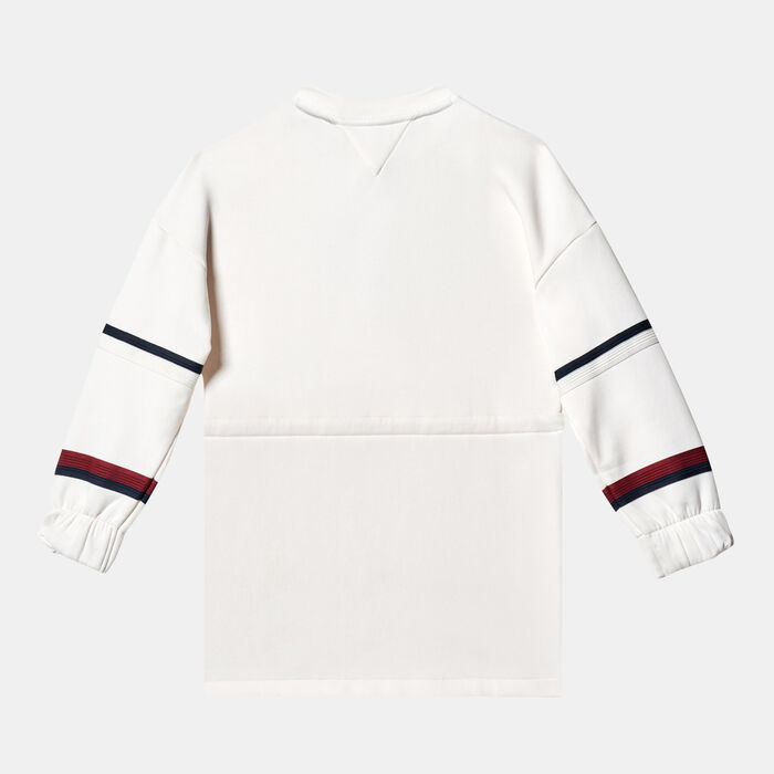 Tommy Hilfiger Kids' Global Stripe Sweater Dress White image number 1