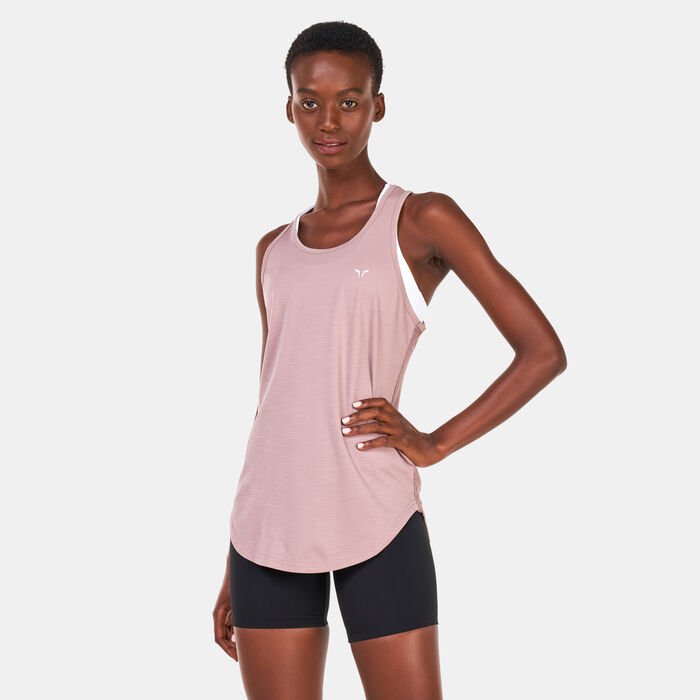 SQUATWOLF Women's Core Tank Top Pink image number 0