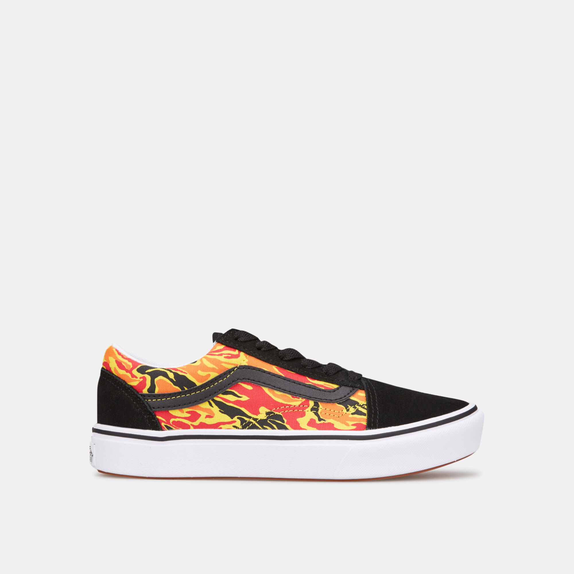 Kids ComfyCush Old Skool Shoe Black Vans in KSA SSS