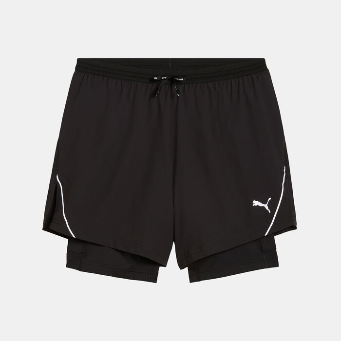 PUMA Men's ULTRAWEAVE Everyday Running 2-in-1 Shorts Black PUMA Men's ULTRAWEAVE Everyday Running 2-in-1 Shorts Black image number 0