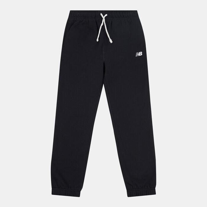 New Balance Kids' French Terry Small Logo Joggers Black New Balance Kids' French Terry Small Logo Joggers Black image number 0