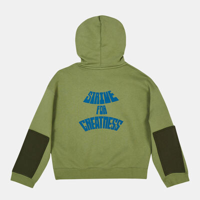 Nike Kids' LBJ Pullover Hoodie Green