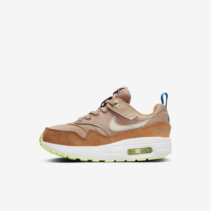 Nike Kids' Air Max 1 SE EasyOn Shoes Beige Nike Kids' Air Max 1 SE EasyOn Shoes Beige image number 0