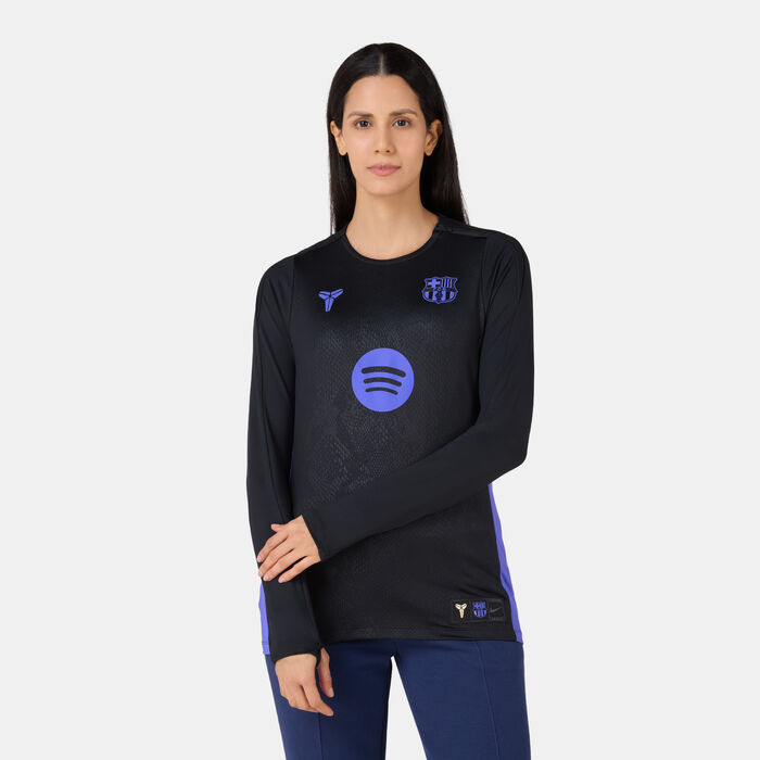 Nike Women's FC Barcelona x Kobe Strike Away Pre-Match Football Top Grey image number 0