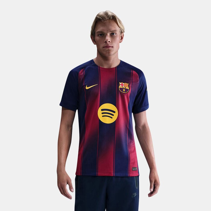 Nike Men's FC Barcelona 25/26 Home Replica Football Jersey Blue Nike Men's FC Barcelona 25/26 Home Replica Football Jersey Blue image number 0