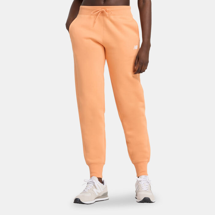 New Balance Women's Classic Core Fleece Pants Orange image number 0