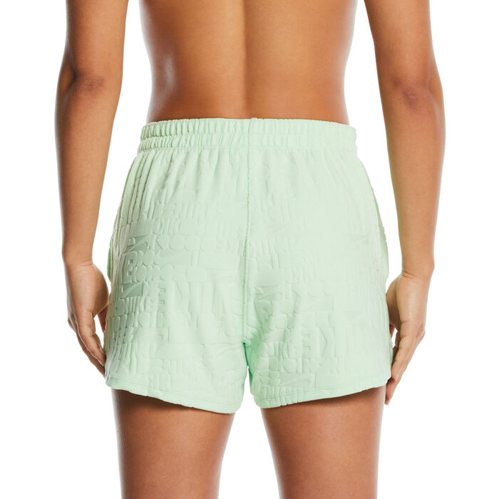 Nike Swim Women's Retro Flow Cover-Up Shorts Green Nike Swim Women's Retro Flow Cover-Up Shorts Green image number 1