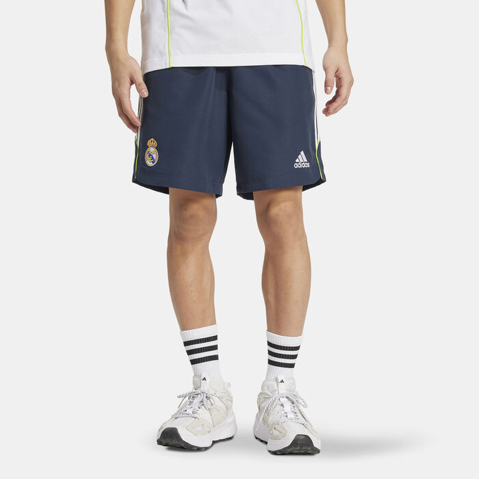 adidas Men's Real Madrid UBP Shorts Blue adidas Men's Real Madrid UBP Shorts Blue image number 0