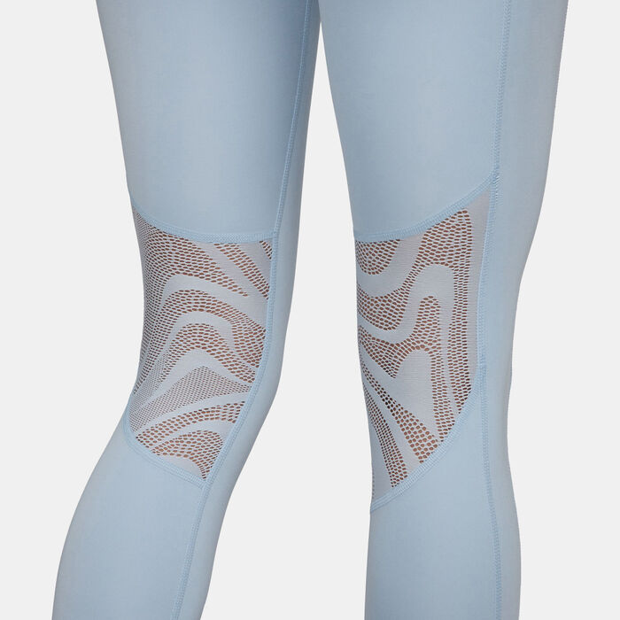 Nike Women's Fast 7/8 Running Leggings Blue Nike Women's Fast 7/8 Running Leggings Blue image number 2
