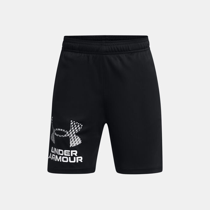 Under Armour Kids' UA Tech Logo Training Shorts Black Under Armour Kids' UA Tech Logo Training Shorts Black image number 0