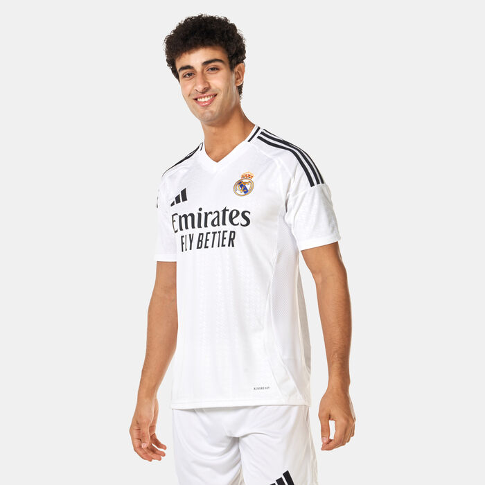 adidas Men's Real Madrid Home Football Jersey - 2024/25 White image number 0