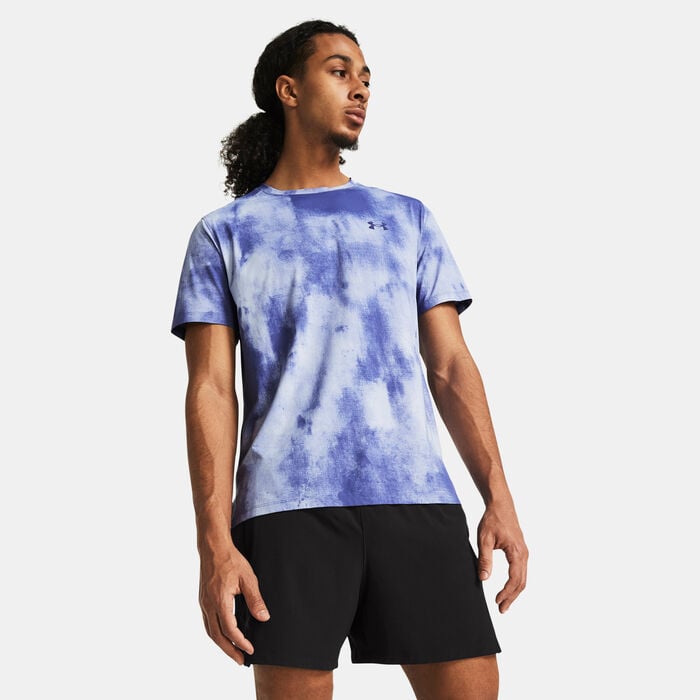 Under Armour Men's Launch Elite Wash T-Shirt Purple Under Armour Men's Launch Elite Wash T-Shirt Purple image number 0