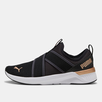 PUMA Women's SOFTRIDE Harli Running Slip-On Shoes Black