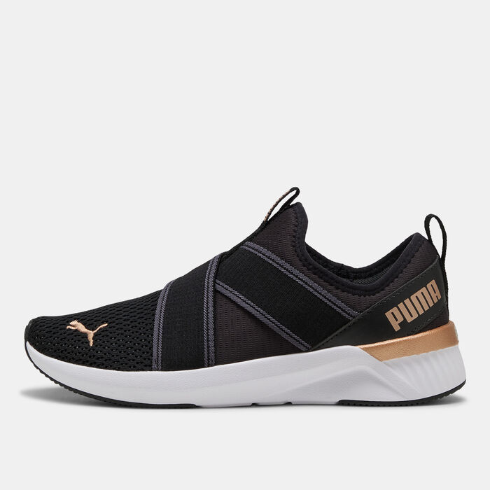 PUMA Women's SOFTRIDE Harli Running Slip-On Shoes Black PUMA Women's SOFTRIDE Harli Running Slip-On Shoes Black image number 0