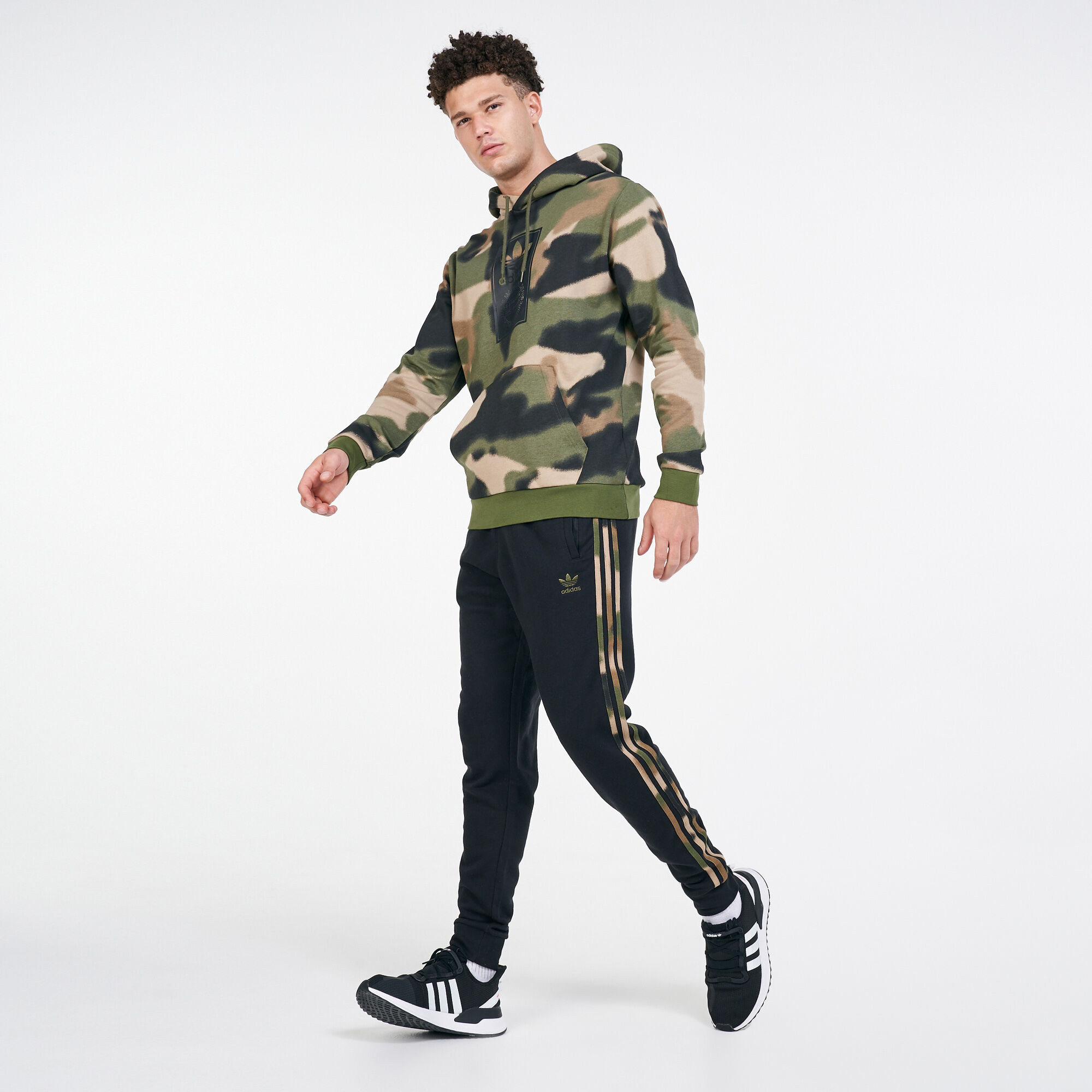 Adidas camo sale zip hoodie