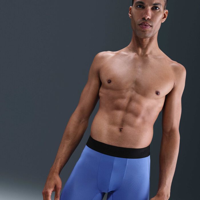 Nike Men's Pro Dri-FIT Fitness Shorts Blue Nike Men's Pro Dri-FIT Fitness Shorts Blue image number 1