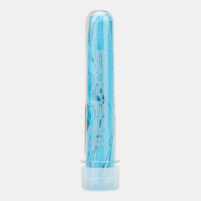 TUBELACES Flat Shoelaces Blue TUBELACES Flat Shoelaces Blue image number 0