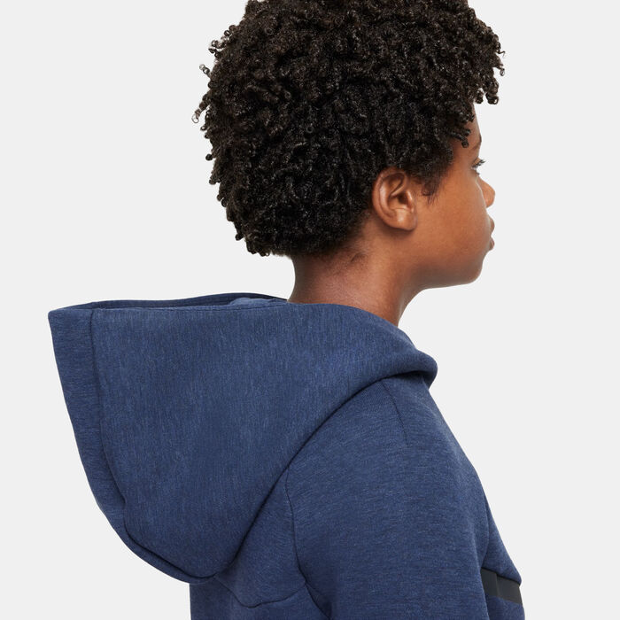 Nike Kids' Sportswear Tech Fleece Full-Zip Hoodie Blue image number 5