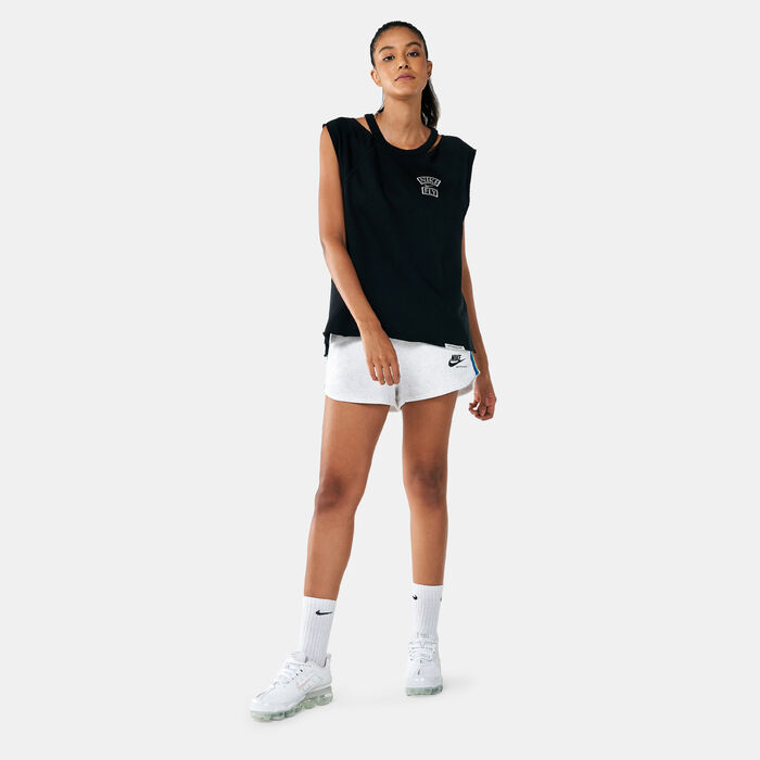 Nike Women's Queen Of Courts Basketball Tank Top Grey Nike Women's Queen Of Courts Basketball Tank Top Grey image number 2