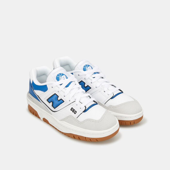 New Balance Kids' BB550 Shoes Grey New Balance Kids' BB550 Shoes Grey image number 2