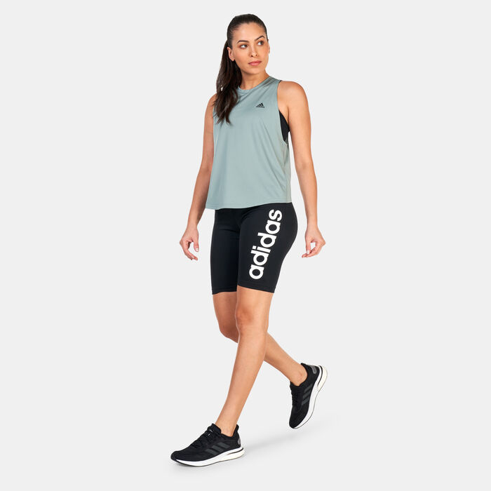 adidas Women's Run Icons Running Tank Top Grey adidas Women's Run Icons Running Tank Top Grey image number 2