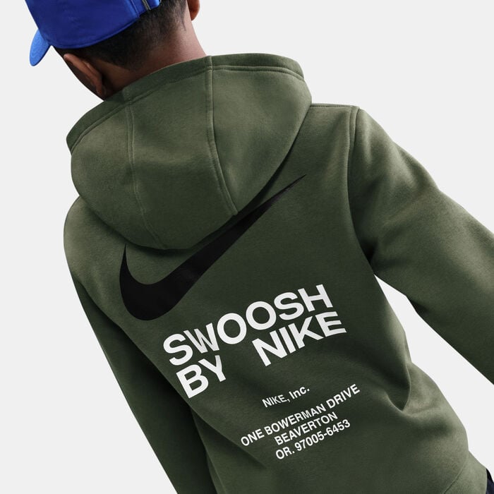 Nike Kids' Sportswear Hoodie Green Nike Kids' Sportswear Hoodie Green image number 4