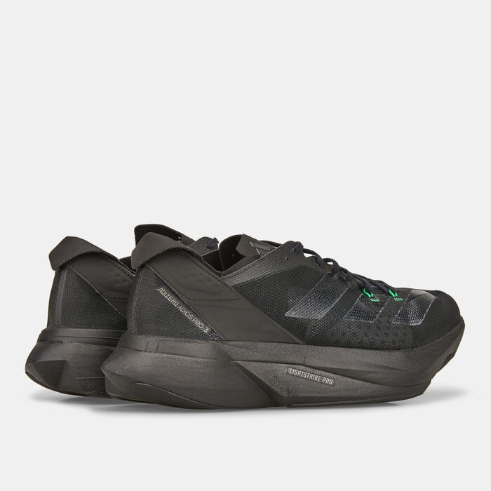 adidas Mens Adizero Adios Pro 3 Running Shoes Black adidas Mens Adizero Adios Pro 3 Running Shoes Black image number 3