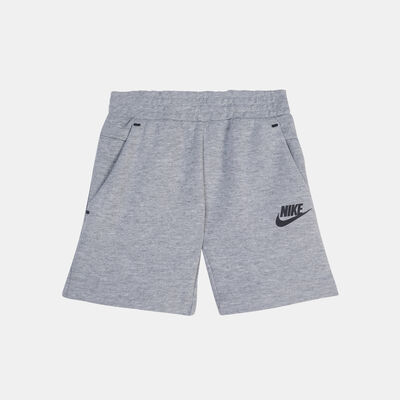Nike Kids' Tech Fleece Shorts Grey