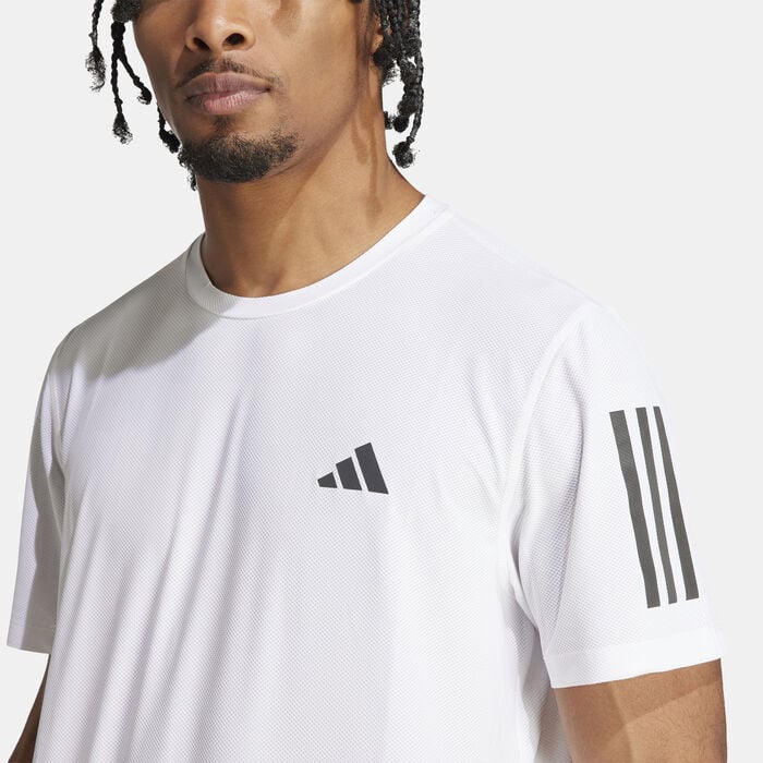 adidas Men's Own the Run T-Shirt White adidas Men's Own the Run T-Shirt White image number 4