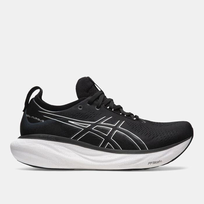 Buy Asics Men's GEL-NIMBUS 25 Extra Wide Shoe Black in KSA -SSS