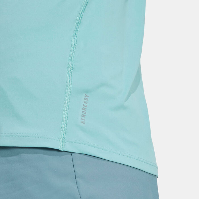 adidas Men's Adizero Essentials Running T-Shirt Blue image number 4