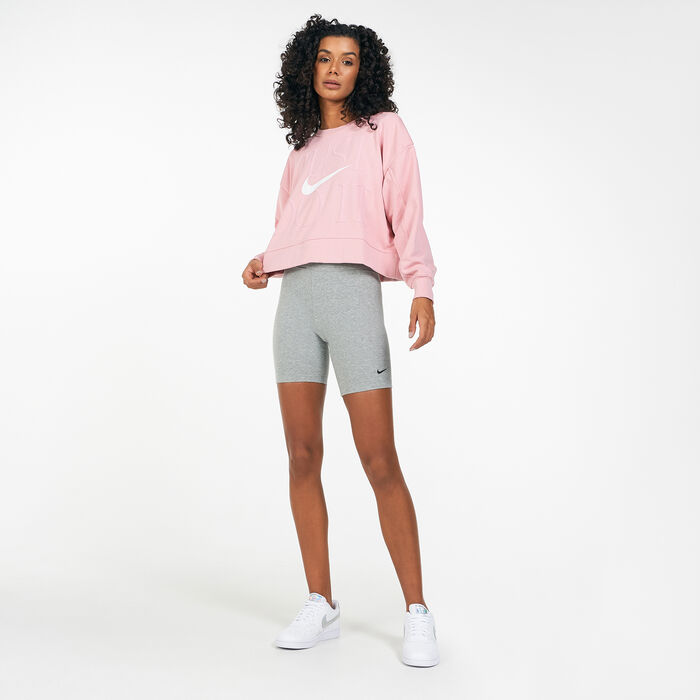 Nike Women's Dri-FIT Get Fit Sweatshirt Pink Nike Women's Dri-FIT Get Fit Sweatshirt Pink image number 2