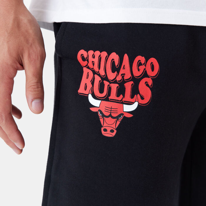 New Era Men's NBA Chicago Bulls Script Joggers Black New Era Men's NBA Chicago Bulls Script Joggers Black image number 3