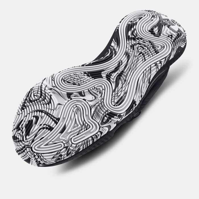 Under Armour Spawn 6 Mid Basketball Shoes Black Under Armour Spawn 6 Mid Basketball Shoes Black image number 3