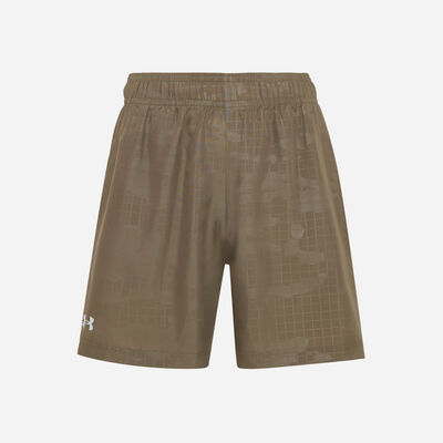 Under Armour Men's UA Tech Woven Emboss Training Shorts Brown