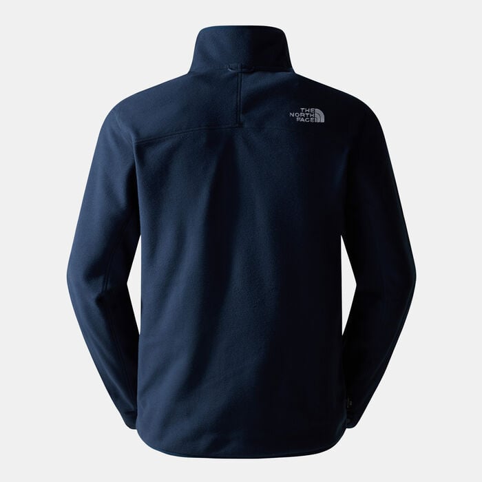 The North Face Men's 100 Glacier Full-Zip Fleece Jacket Blue The North Face Men's 100 Glacier Full-Zip Fleece Jacket Blue image number 1