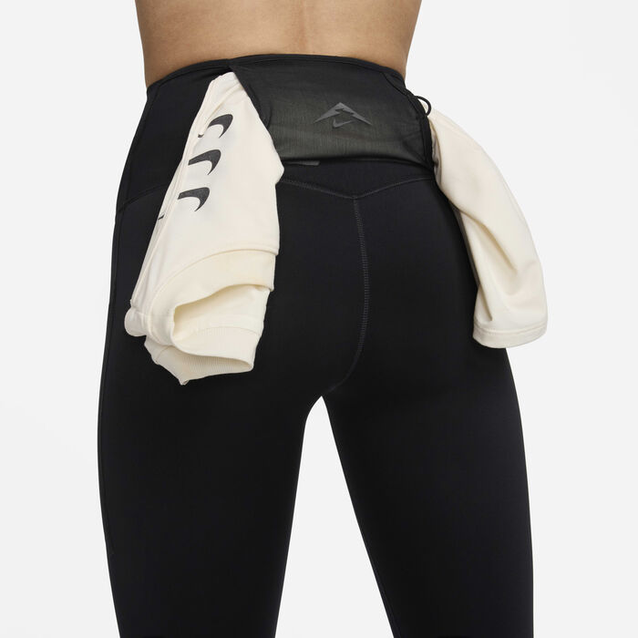 Nike Women's Trail Go 7/8 Running Leggings Black Nike Women's Trail Go 7/8 Running Leggings Black image number 8