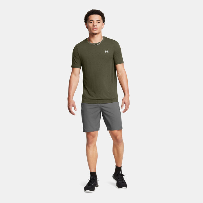 Under Armour Men's Vanish Woven Running Shorts Grey Under Armour Men's Vanish Woven Running Shorts Grey image number 2