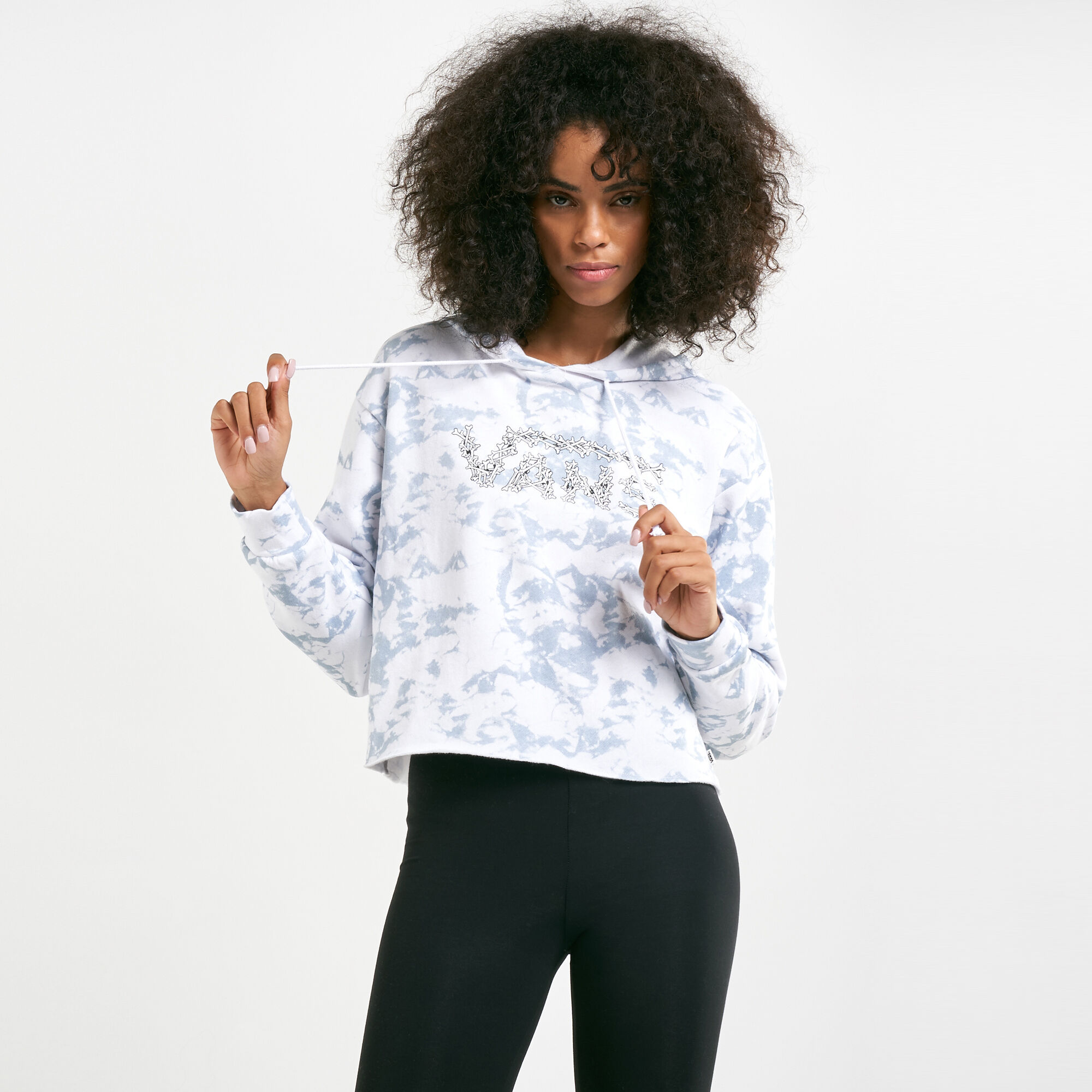 Vans cropped raw cut hoodie hotsell