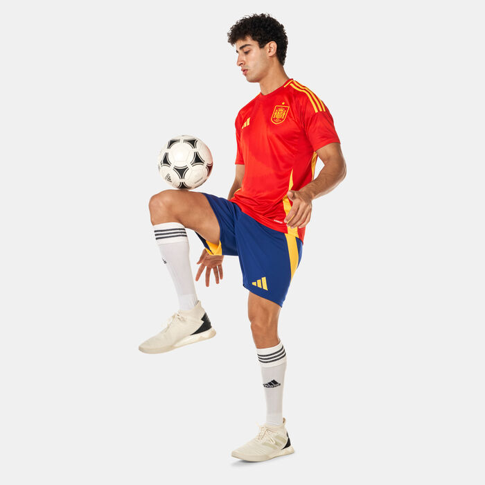 adidas Men's Spain Replica Home Football Shorts - 2024 Blue image number 5