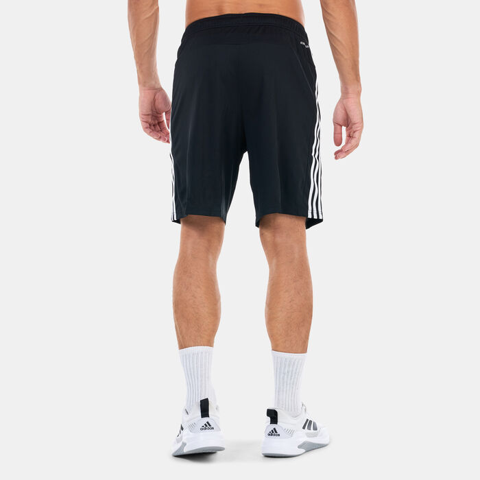 adidas Men's Train Essentials Pique 3-Stripes Training Shorts Black image number 1