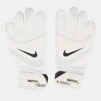 Nike Kids' Match Football Goalkeeper Gloves White Nike Kids' Match Football Goalkeeper Gloves White