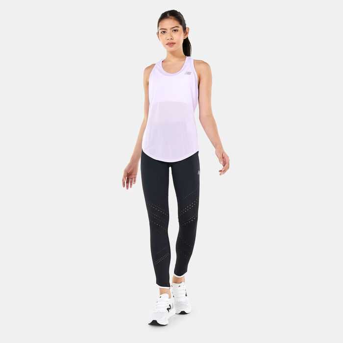New Balance Women's Accelerate Training Tank Top Black New Balance Women's Accelerate Training Tank Top Black image number 2