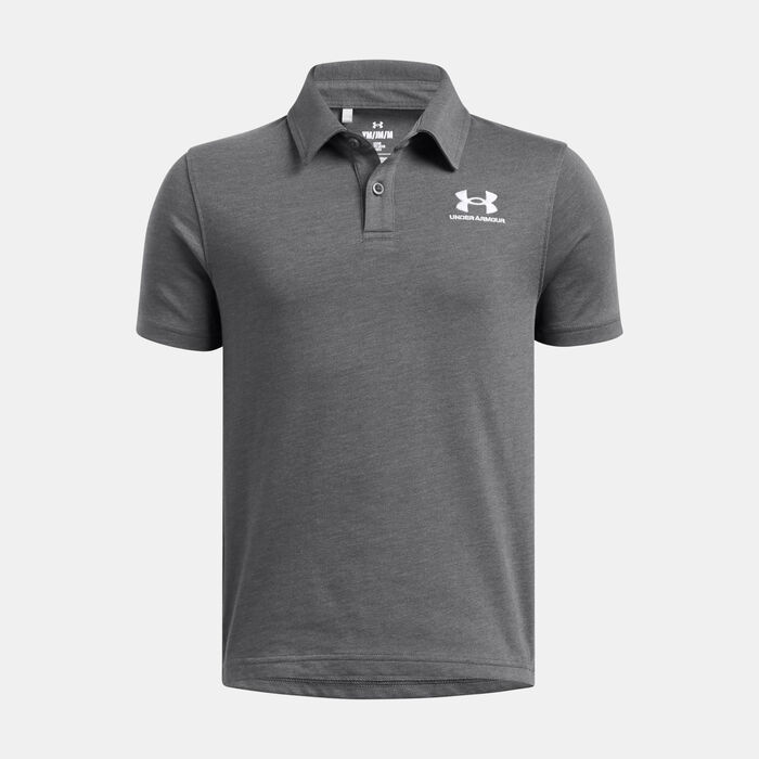Under Armour Kids' Icon Polo Shirt Grey image number 0