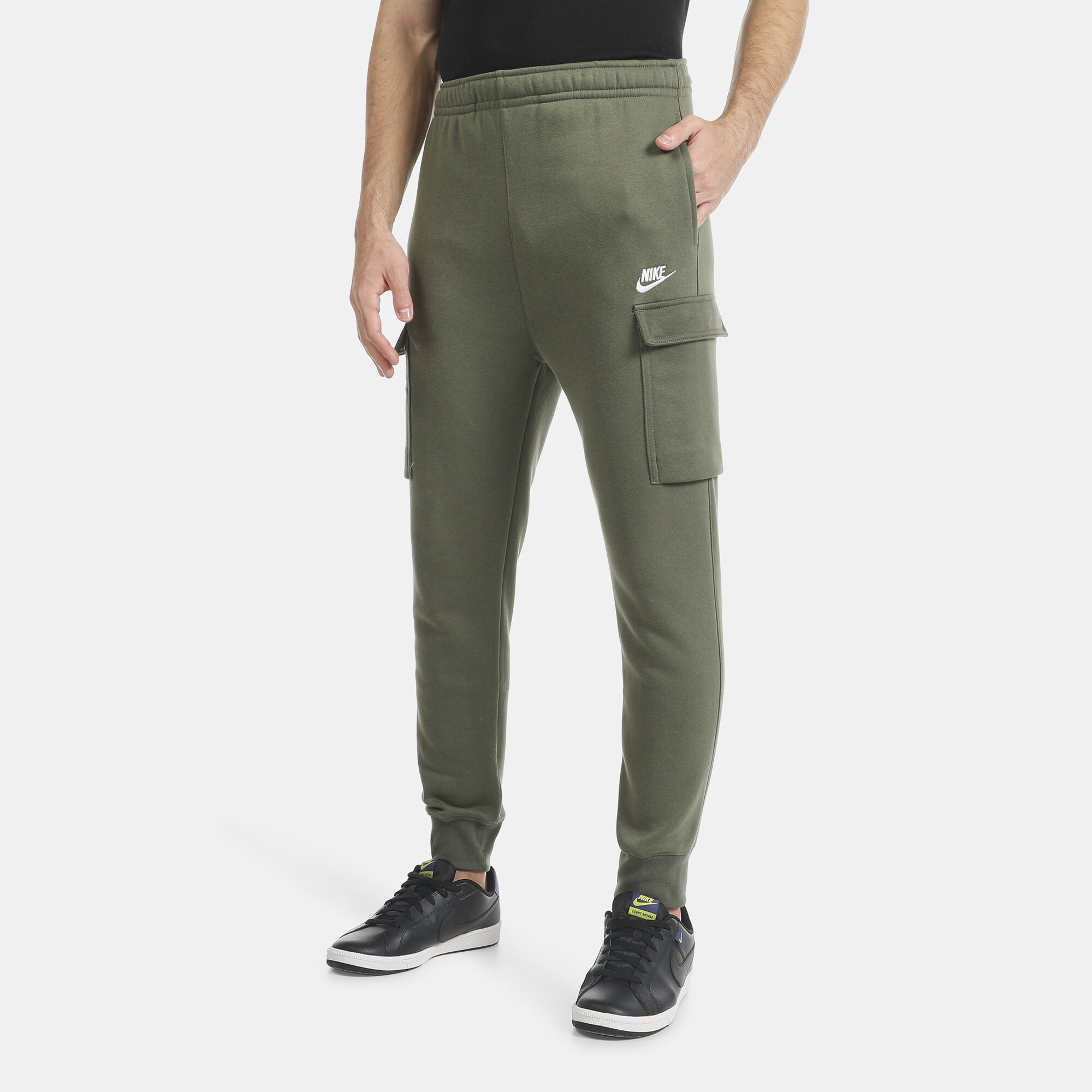 Nike men's classic fleece cargo pants sale