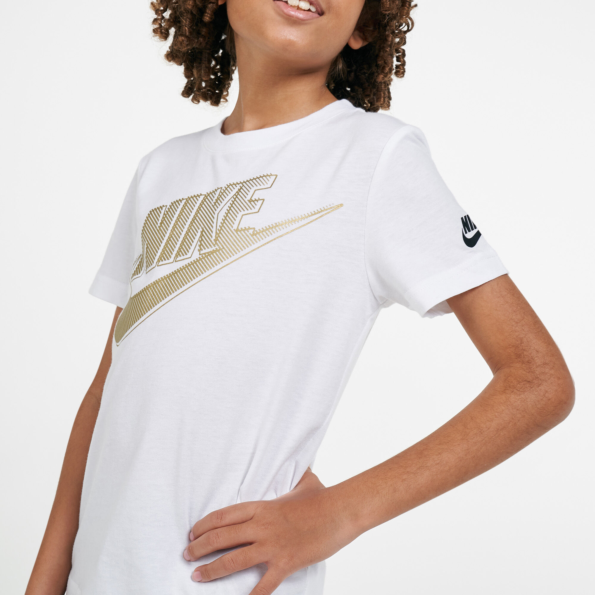 Nike metallic t shirt new arrivals