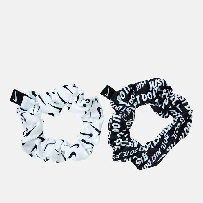 Nike Women's 2.0 Gathered Hair Ties (2 Pack) Black image number 0