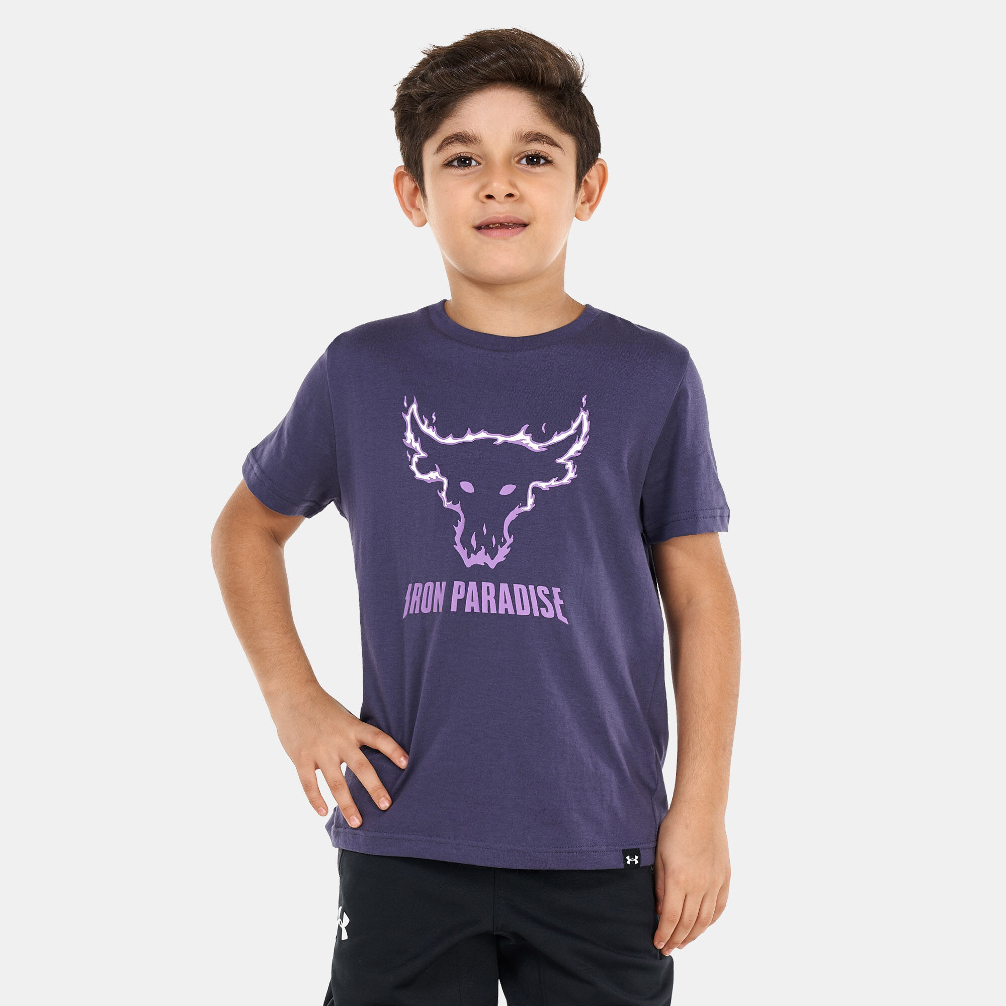 Under armour purple shirt outlet
