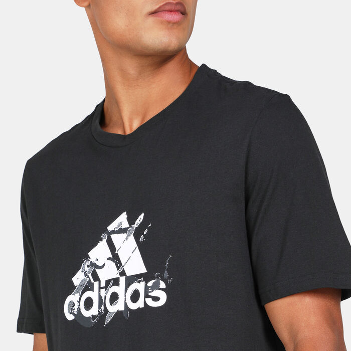 adidas Men's Reverse Retro Aero 3-Stripes Graphic T-Shirt Black adidas Men's Reverse Retro Aero 3-Stripes Graphic T-Shirt Black image number 3