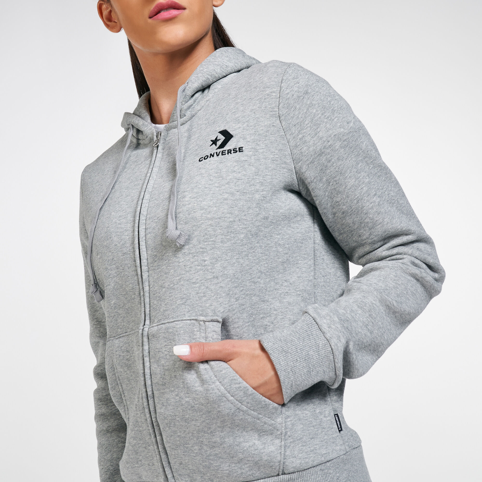 Converse star new arrivals chevron fz hoodie